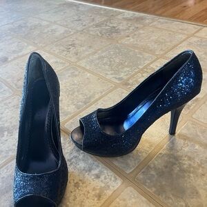 💥 Buy 2 get 1 Free 💥 Blue sequinned heels